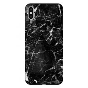 CaseCompany Zwart Marmer 2: iPhone XS Max Tough Case