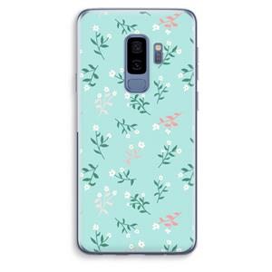CaseCompany Small white flowers: Samsung Galaxy S9 Plus Transparant Hoesje