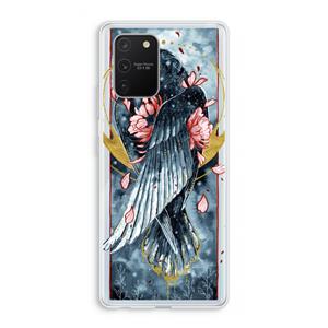 CaseCompany Golden Raven: Samsung Galaxy S10 Lite Transparant Hoesje