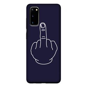 CaseCompany F**k U: Samsung Galaxy S20 Tough Case