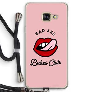 CaseCompany Badass Babes Club: Samsung Galaxy A3 (2016) Transparant Hoesje met koord