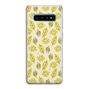 CaseCompany Herfst: Samsung Galaxy S10 Plus Transparant Hoesje