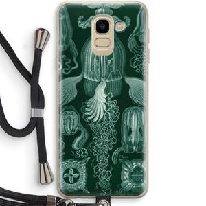 CaseCompany Haeckel Cubomedusae: Samsung Galaxy J6 (2018) Transparant Hoesje met koord