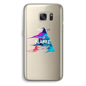 CaseCompany Abstract Spectrum: Samsung Galaxy S7 Transparant Hoesje