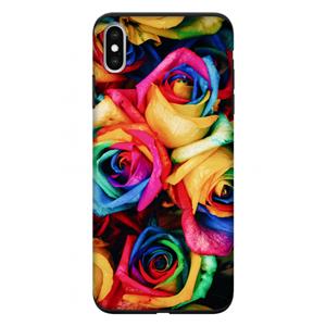 CaseCompany Neon bloemen: iPhone XS Max Tough Case