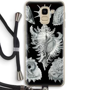 CaseCompany Haeckel Prosobranchia: Samsung Galaxy J6 (2018) Transparant Hoesje met koord