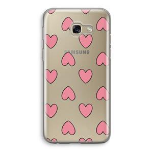 CaseCompany Ondersteboven verliefd: Samsung Galaxy A5 (2017) Transparant Hoesje