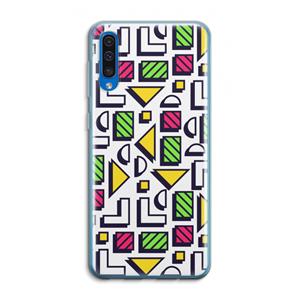 CaseCompany 8-bit N°4: Samsung Galaxy A50 Transparant Hoesje