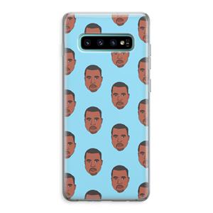 CaseCompany Kanye Call Me℃: Samsung Galaxy S10 Plus Transparant Hoesje