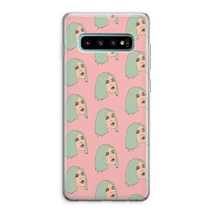 CaseCompany King Kylie: Samsung Galaxy S10 Plus Transparant Hoesje