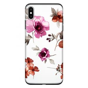 CaseCompany Geschilderde bloemen: iPhone XS Max Tough Case