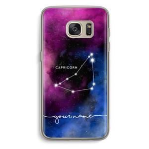 CaseCompany Sterrenbeeld - Donker: Samsung Galaxy S7 Transparant Hoesje