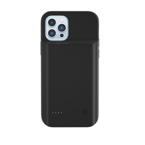 Lunso Battery Power Case hoes - iPhone 13 Pro - 6800 mAh - Zwart