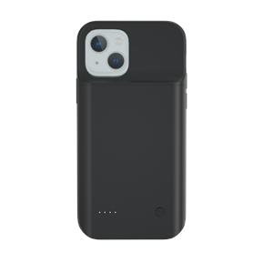 Lunso Battery Power Case hoes - iPhone 13 - 6800 mAh - Zwart