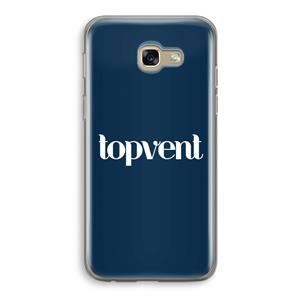 CaseCompany Topvent Navy: Samsung Galaxy A5 (2017) Transparant Hoesje