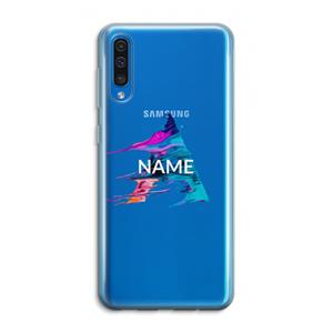 CaseCompany Abstract Spectrum: Samsung Galaxy A50 Transparant Hoesje