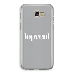 CaseCompany Topvent Grijs Wit: Samsung Galaxy A5 (2017) Transparant Hoesje