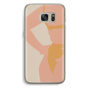 CaseCompany Bikini body: Samsung Galaxy S7 Transparant Hoesje
