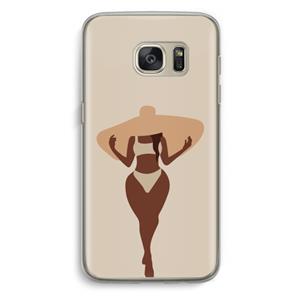 CaseCompany Let's get salty: Samsung Galaxy S7 Transparant Hoesje