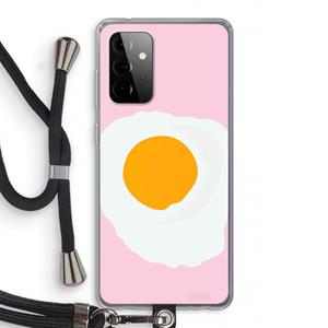 CaseCompany Sunny side up: Samsung Galaxy A72 5G Transparant Hoesje met koord