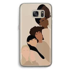 CaseCompany Sweet creatures: Samsung Galaxy S7 Transparant Hoesje