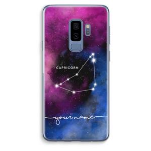 CaseCompany Sterrenbeeld - Donker: Samsung Galaxy S9 Plus Transparant Hoesje