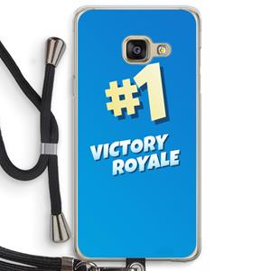 CaseCompany Victory Royale: Samsung Galaxy A3 (2016) Transparant Hoesje met koord