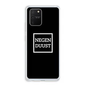 CaseCompany Negenduust black: Samsung Galaxy S10 Lite Transparant Hoesje