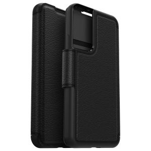Otterbox Strada Case wallet hoes - Samsung Galaxy S22 Plus - Zwart + Lunso Tempered Glass