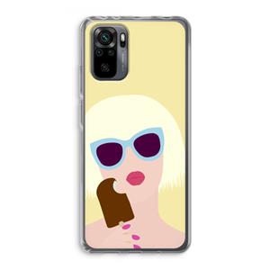 CaseCompany Ice cream: Xiaomi Redmi Note 10 Pro Transparant Hoesje