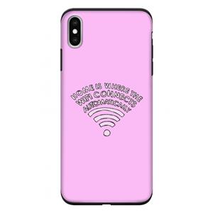 CaseCompany Home Is Where The Wifi Is: iPhone XS Max Tough Case