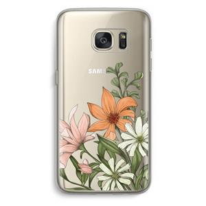 CaseCompany Floral bouquet: Samsung Galaxy S7 Transparant Hoesje