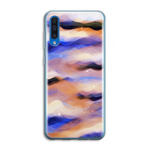 CaseCompany Donkere Wolken: Samsung Galaxy A50 Transparant Hoesje
