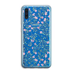 CaseCompany Sierlijke bloemen: Samsung Galaxy A50 Transparant Hoesje