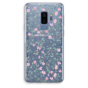 CaseCompany Sierlijke bloemen: Samsung Galaxy S9 Plus Transparant Hoesje