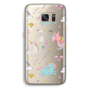 CaseCompany Fantasiewereld: Samsung Galaxy S7 Transparant Hoesje