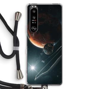 CaseCompany Mars Renaissance: Sony Xperia 1 III Transparant Hoesje met koord