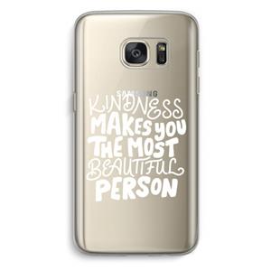 CaseCompany The prettiest: Samsung Galaxy S7 Transparant Hoesje