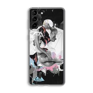 CaseCompany Camouflage de sommeil: Samsung Galaxy S21 Plus Transparant Hoesje