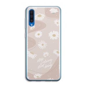 CaseCompany Daydreaming becomes reality: Samsung Galaxy A50 Transparant Hoesje