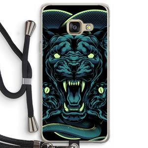 CaseCompany Cougar and Vipers: Samsung Galaxy A3 (2016) Transparant Hoesje met koord