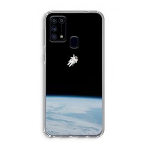 CaseCompany Alone in Space: Samsung Galaxy M31 Transparant Hoesje