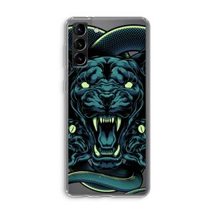 CaseCompany Cougar and Vipers: Samsung Galaxy S21 Plus Transparant Hoesje