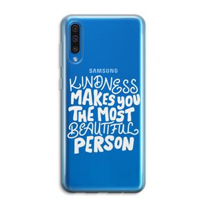 CaseCompany The prettiest: Samsung Galaxy A50 Transparant Hoesje