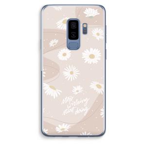 CaseCompany Daydreaming becomes reality: Samsung Galaxy S9 Plus Transparant Hoesje