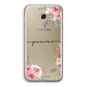 CaseCompany Rozen: Samsung Galaxy A5 (2017) Transparant Hoesje