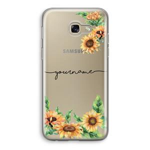 CaseCompany Zonnebloemen: Samsung Galaxy A5 (2017) Transparant Hoesje