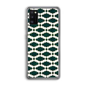 CaseCompany Moroccan tiles: Samsung Galaxy A41 Transparant Hoesje