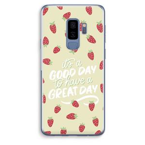 CaseCompany Don't forget to have a great day: Samsung Galaxy S9 Plus Transparant Hoesje