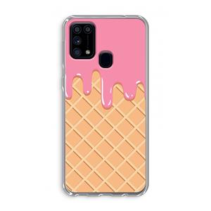 CaseCompany Ice cream: Samsung Galaxy M31 Transparant Hoesje